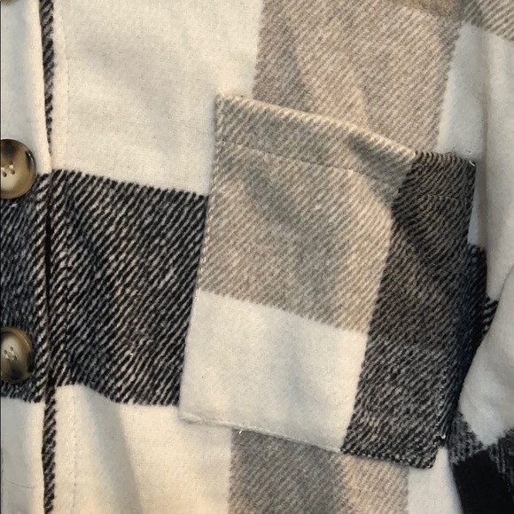 Plaid Flannel Shacket - Picture 3 of 6